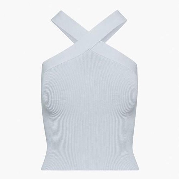 Aritzia Tops - Aritizia sky blue criss cross tank